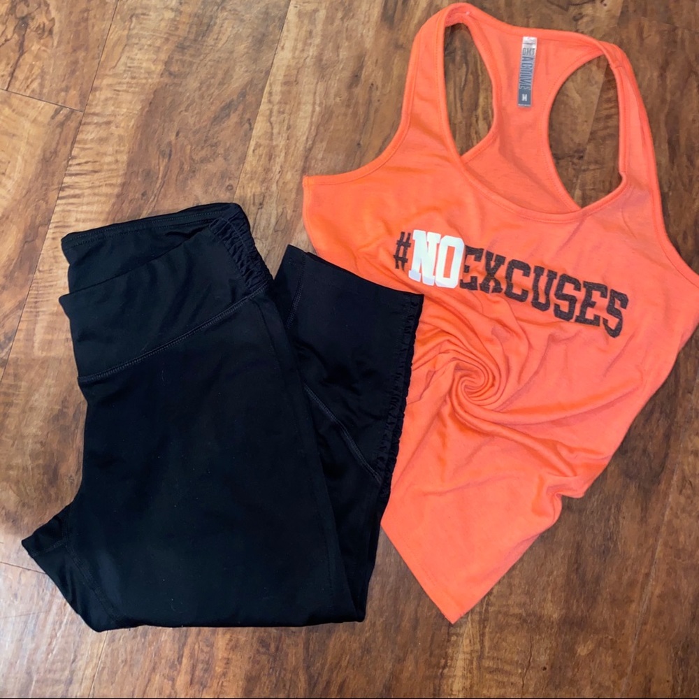 Med racer back top